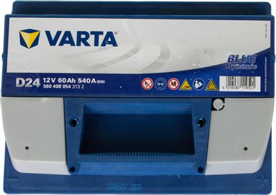 Varta Blue Dynamic D24 Starterbatterie 5604080543132, 12V 60Ah