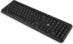Клавиатура Oklick K888W, беспроводная,  мембранная, с гравировкой, черный