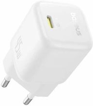 Изображение товара Сетевое зарядное устройство BASEUS PicoGo GaN 45Вт USB-C белое Изображение товара Сетевое зарядное устройство BASEUS PicoGo GaN 45Вт USB-C белое