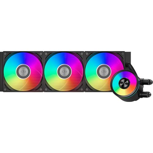 Система водяного охлаждения PCCOOLER DA360 Pro, 4-pin, ARGB, 120мм, черный, retail [da360pro-bkawxx -gl]