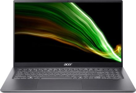 Ноутбук Acer Swift 3 SF316-51-71DT 16.1", Intel Core i7 11370H 3.3ГГц, 4-ядерный, 16ГБ LPDDR4x, 512ГБ SSD,  Intel Iris Xe graphics, Eshell, серый [nx.abder.009]