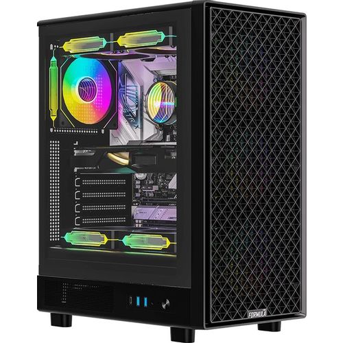 Корпус ATX Formula Mana Dynamic, Midi-Tower, без БП, черный