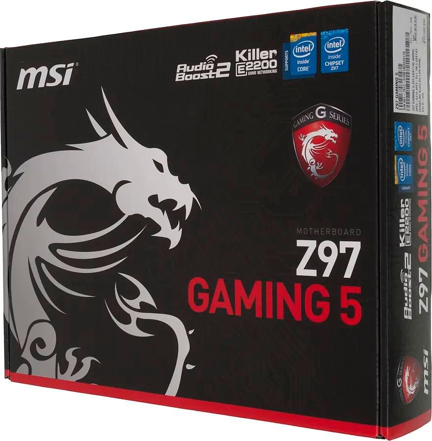 MSI Z97 GAMING 5 LGA 1150 Intel Z97 ATX Ret