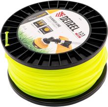 Изображение товара Леска для садовых триммеров DENZEL 96282 3мм 123м надежный расходный материал