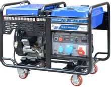 Изображение товара Бензиновый генератор ТСС SGG 16000EH3LA, 380/220 В, 16кВт, на колёсах с АКБ [190063]