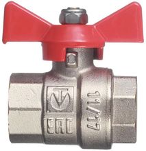 Кран шаровый VALTEC запорный, 1/2", внутренняя/внутренняя резьба [vt ...