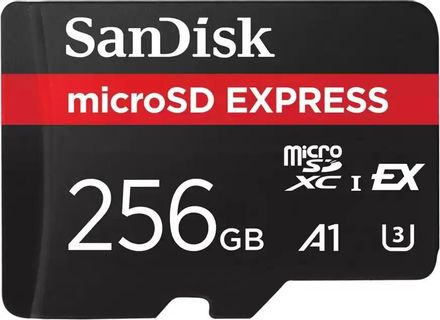 Карта памяти microSDXC UHS-III Sandisk 256 ГБ, 880 МБ/с, Class 10, SDSQXFN-256G-GN4NN, 1 шт., без адаптера