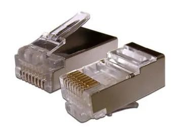 Коннектор LanMaster TWT-PL45/S-8P8C-6 STP кат.6 RJ45 (упак.: 100шт)