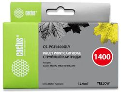 Картридж Cactus CS-PGI1400XLY, желтый пигментный