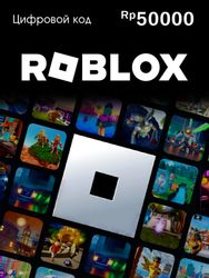 Изображение товара Пополнение игровой валюты ROBLOX 50000 IDR Indonesia, регион: Весь мир Изображение товара Пополнение игровой валюты ROBLOX 50000 IDR Indonesia, регион: Весь мир