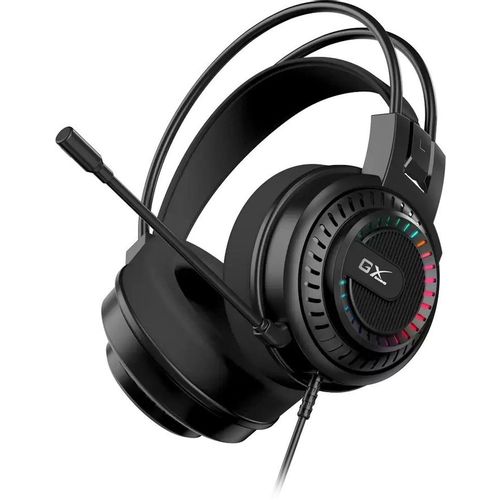 Гарнитура игровая Genius HS-GX570U, для компьютера, мониторные, проводные, черный [31710035400]