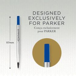 Стержень роллер Parker Z01 тонкий (F) 0.5мм цвет чернил: синий, без упаковки