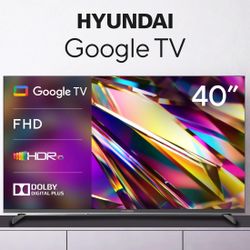 40" Телевизор Hyundai H-LED40BS5011 FULL HD, СМАРТ ТВ, Google TV, черный