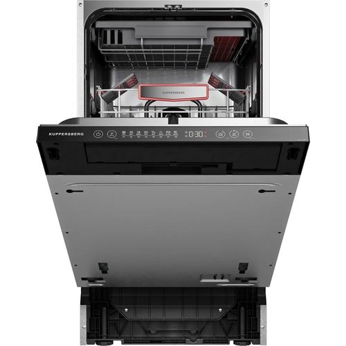 Встраиваемая посудомоечная машина KUPPERSBERG High-Tech GHL 4530, узкая, ширина 44.8см, полновстраиваемая, загрузка 11 комплектов, нержавеющая сталь