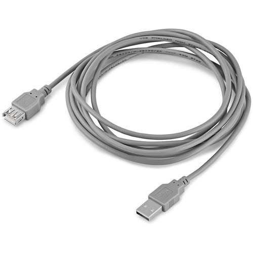 Кабель USB2.0 Buro USB A(m) - USB A(f), 3м, блистер, серый [bhp ret usb_af30]
