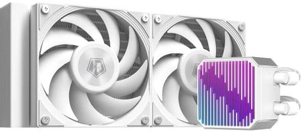 Система водяного охлаждения ID-COOLING DX240 Max,  4-pin,  ARGB,  120мм,  белый,  retail [dx240 max white]