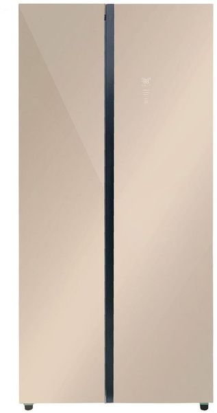 Холодильник двухкамерный LEX LSB520GlGID Total No Frost, Side by Side, инверторный золотистый
