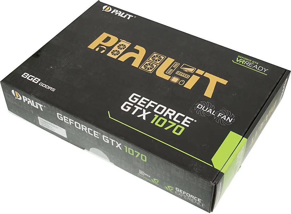 Характеристики Palit NVIDIA GeForce GTX 1070 PA-GTX1070 DUAL 8G