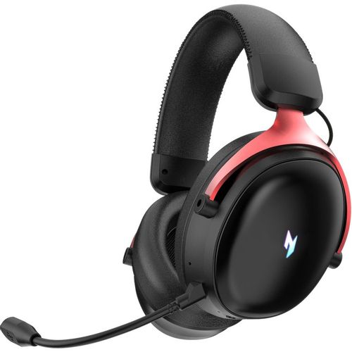 Гарнитура игровая Acer Nitro OHR401, для компьютера и игровых консолей, мониторные, Bluetooth/радио/3,5 мм, черный [zl.hdsee.00h]