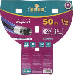 Шланг RACO 40302-1/2-50_Z01, 1/2", 50м, поливочный, армированный, синий