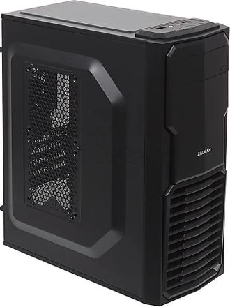 Корпус mATX Zalman ZM-T4, Mini-Tower, без БП,  черный