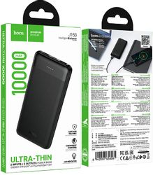 Внешний аккумулятор (Power Bank) Hoco J153 Stability, 10000мAч, черный
