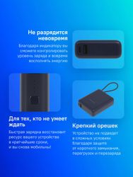 Внешний аккумулятор (Power Bank) Xiaomi BHR9341GL, 10000мAч, синий