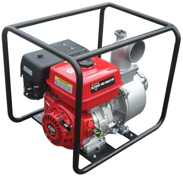 Benzínové motorové čerpadlo Elitech MB 1600 D 100, na špinavou vodu, 1600 l/min [155205]