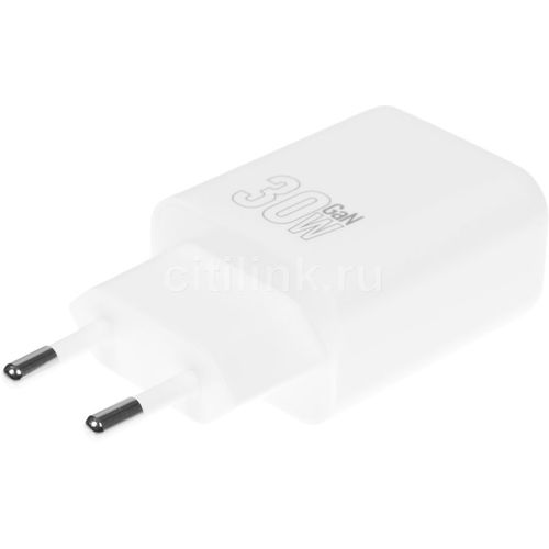 Сетевое зарядное устройство Hoco N63 Gentle, USB-C, 30Вт, 3A, белый