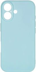 Чехол (клип-кейс) ZIBELINO TPU Matte, для Apple iPhone 16, голубой