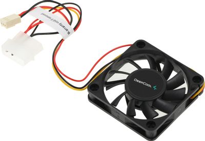 Вентилятор DeepCool XFan 60 60мм, 3-pin, от БП:4-pin (Molex), 3000об ...