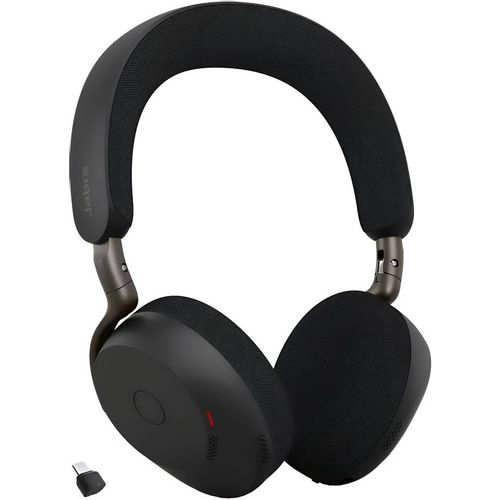 Гарнитура Jabra Evolve 3 75 MS, для компьютера/мобильных устройств, накладные, Bluetooth, черный