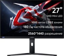 Изображение товара 27" Монитор Xiaomi Mini LED Monitor G Pro 27i,  2560x1440,  IPS,  180Гц,  2хHDMI,  2хDP,  черный [ela5585eu]
