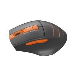 Мышь беспроводная A4TECH Fstyler FG30, USB, серый и оранжевый