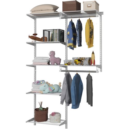 Гардеробная система ПРАКТИК HOME GS 06W металл, белый [s70199915701]
