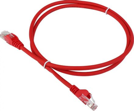Патч-корд LanMaster вилка RJ-45,  вилка RJ-45,  кат.5E,  LSZH,  10м,  красный [lan-pc45/u5e-10-rd]