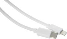 Изображение товара Кабель BURO Lightning USB Type-C 1м 3A белый для Apple pd18w