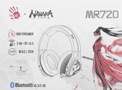 Гарнитура игровая A4TECH Bloody MR720, для компьютера и игровых ...