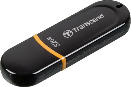 Флешка USB Transcend Jetflash JF300 32ГБ, USB2.0, черный и оранжевый [ts32gjf300]