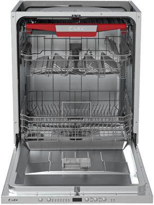 Встраиваемая посудомоечная машина LEX PM 6073 B,  полноразмерная, ширина 59.8см, полновстраиваемая, загрузка 14 комплектов