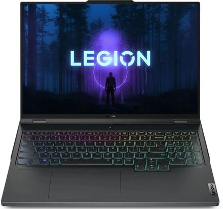 Ноутбук игровой Lenovo Legion Pro 5 16ARX8, 16", 2024, IPS, AMD Ryzen 5 7645HX 4ГГц, 6-ядерный, 16ГБ DDR5, 1ТБ SSD,  NVIDIA GeForce  RTX 4050 для ноутбуков - 6 ГБ, TGP 140Вт, без операционной системы,  темно-серый [82wm00fwrk]