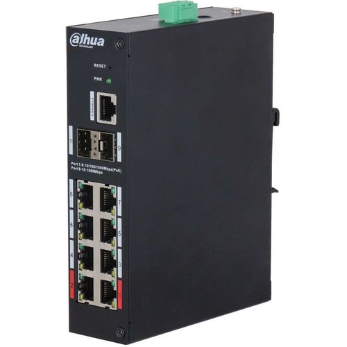 Коммутатор Dahua DH-HS4210-8GT-90, управляемый