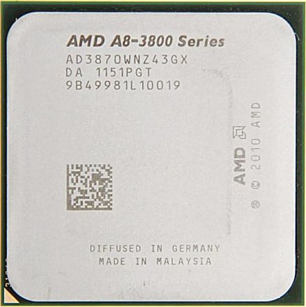 Процессор AMD A8 3870K, SocketFM1,  OEM [ad3870wnz43gx]
