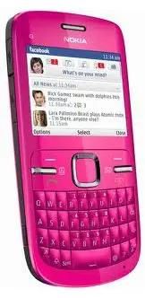 Сотовый телефон Nokia C3-00, розовый