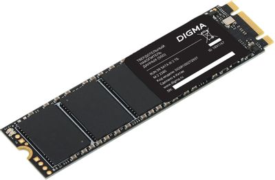 SSD накопитель Digma Run S9 DGSR1002TS93T 2ТБ, M.2 2280, SATA III,  M.2,  rtl