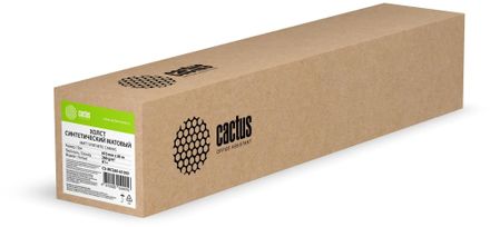 Холст Cactus CS-MC260-61030, для струйной печати, 610мм х 30м, втулка 50.8мм (2"), 260г/м2, белый, фактура синтетика, покрытие матовое
