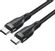 Изображение товара Кабель ACEFAST C8,  USB Type-C (m) -  USB Type-C (m),  1.2м,  3A,  черный [af-c8-03-bk]