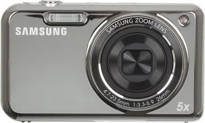 Цифровой компактный фотоаппарат Samsung PL120,  серебристый