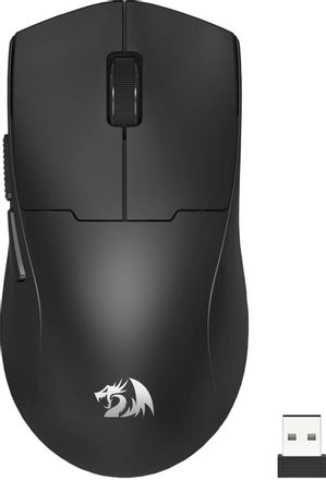 Мышь беспроводная Redragon K1ng Max, игровая, Bluetooth/Радио, оптическая, USB, 26000dpi, черный [73338]