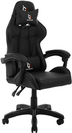 Кресло игровое GAMELAB Tetra, экокожа, до 120кг, шарнирные подлокотники, черный